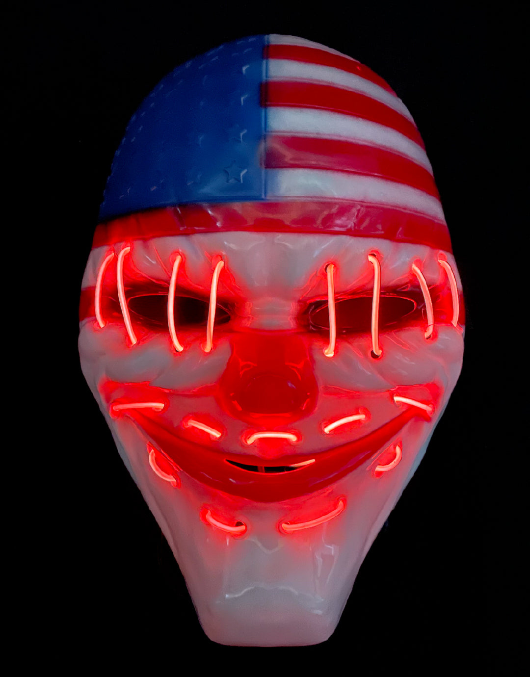 MÁSCARA BANDERA USA LED