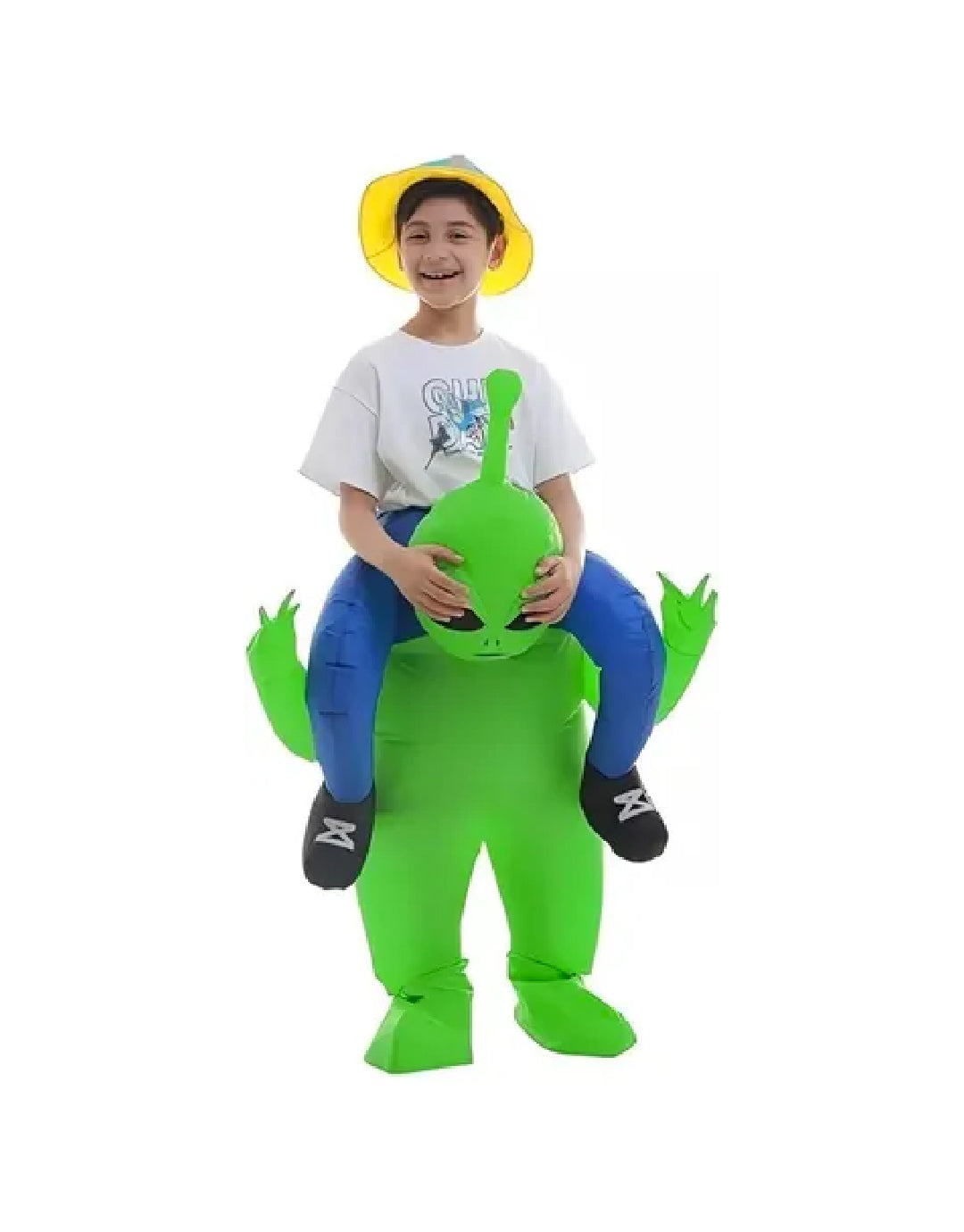 DISFRAZ INFLABLE JINETE DE ALIEN NIÑO CH-FZ1855-N