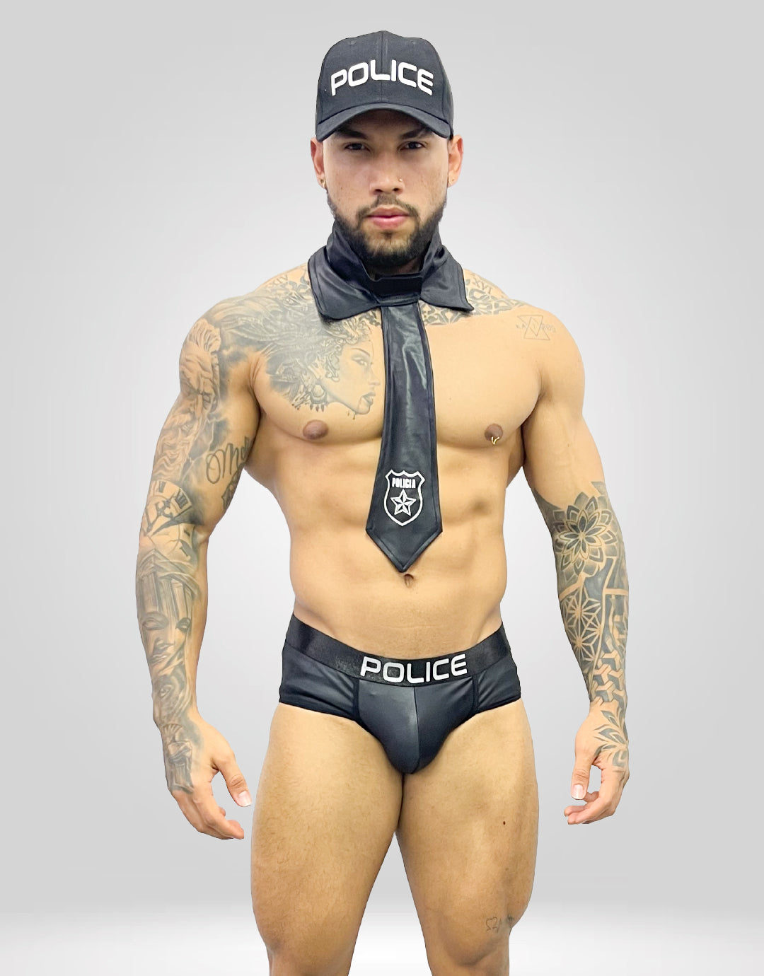 DISFRAZ POLICIA SEXY CORBATA CV-2001-A