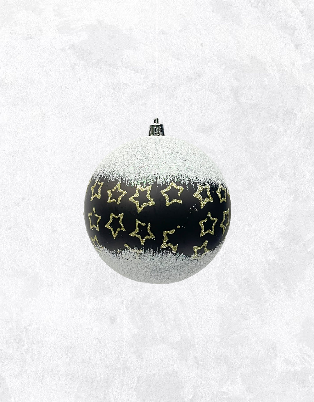 BOLA PINTADA ESTRELLA NIEVE