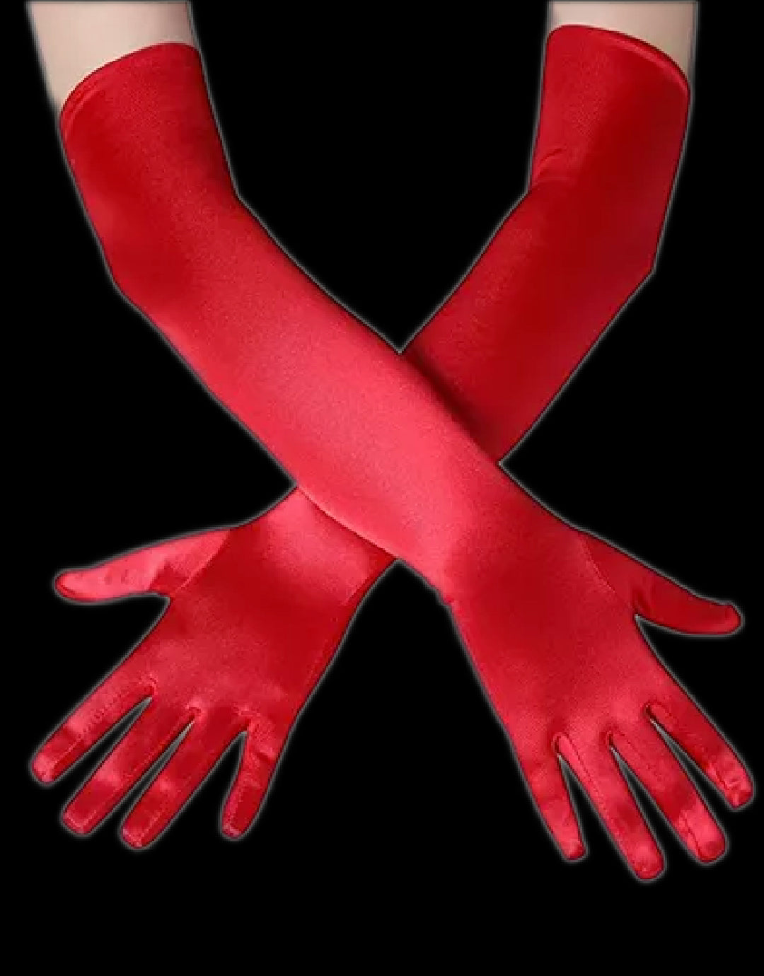 GUANTES SATÍN LARGOS