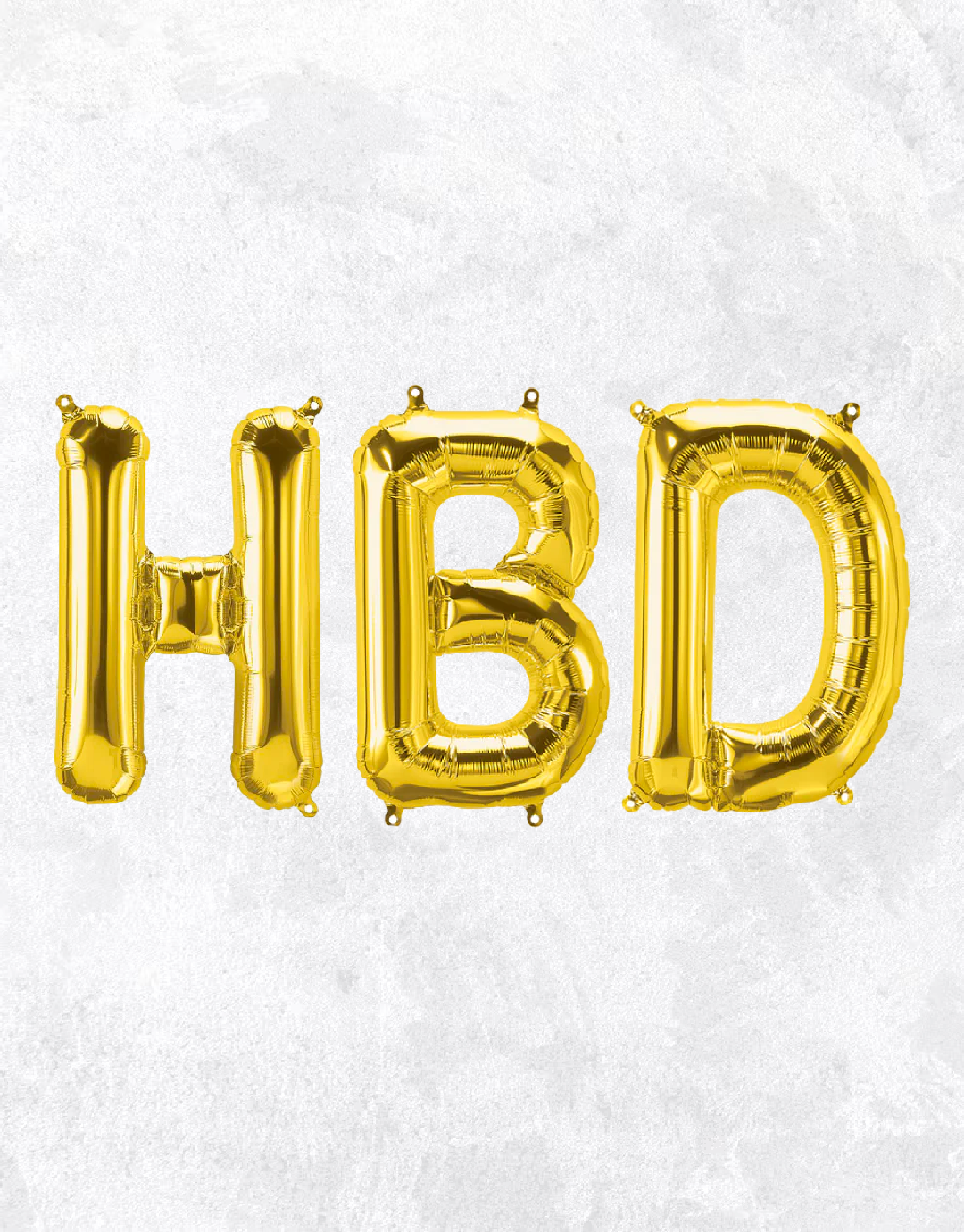 GLOBOS HBD METALIZADOS