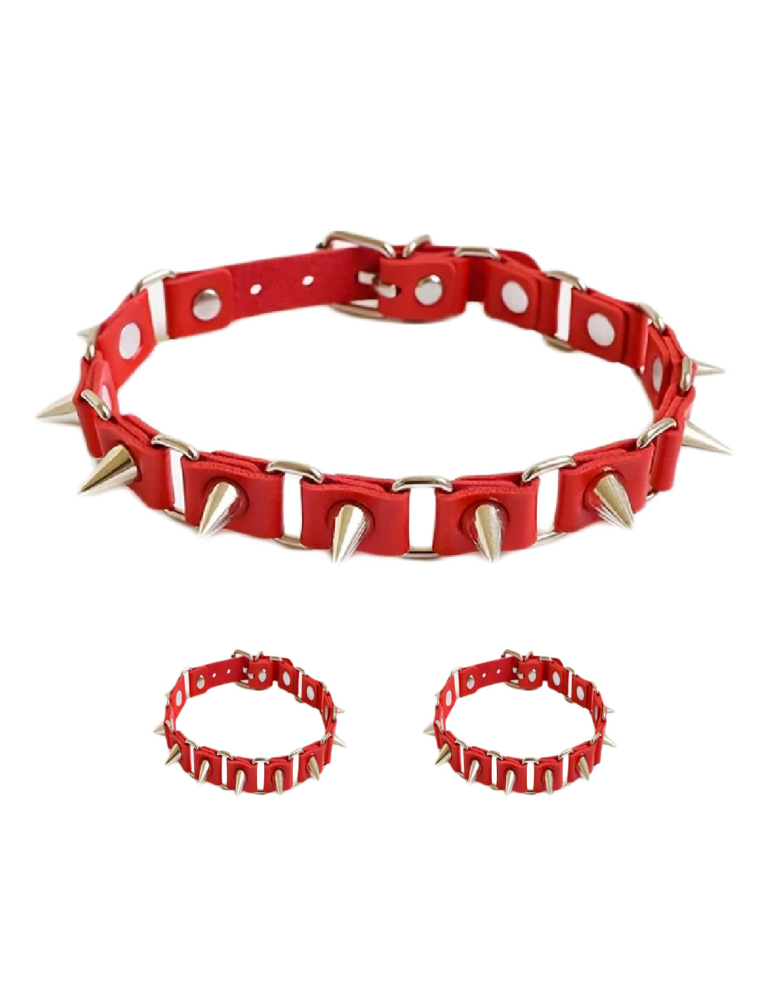 SET COLLAR Y PULSERAS PUNK CH-YH-5
