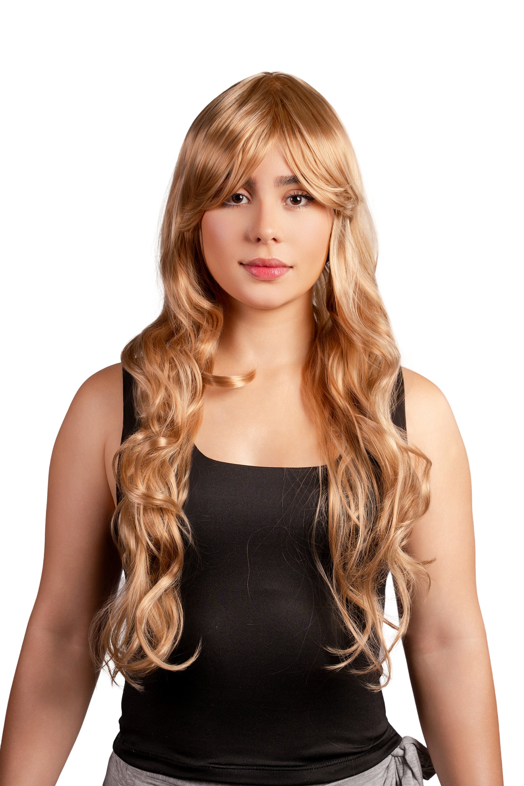 PELUCA SEMINATURAL ONDAS CON CAPUL CH-1874-2