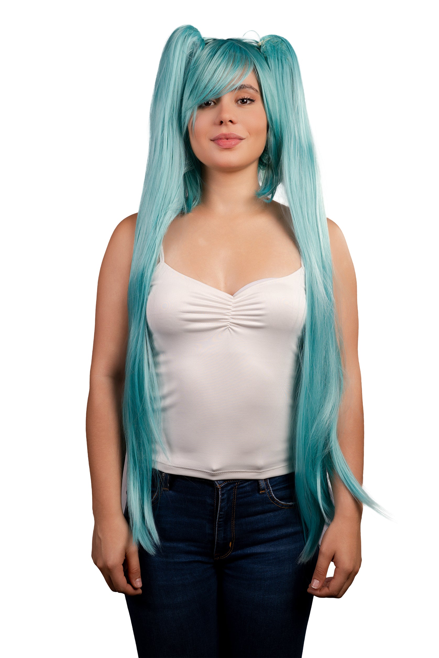 PELUCA SEMINATURAL ANIME HATSUNE MIKU CH-D18741