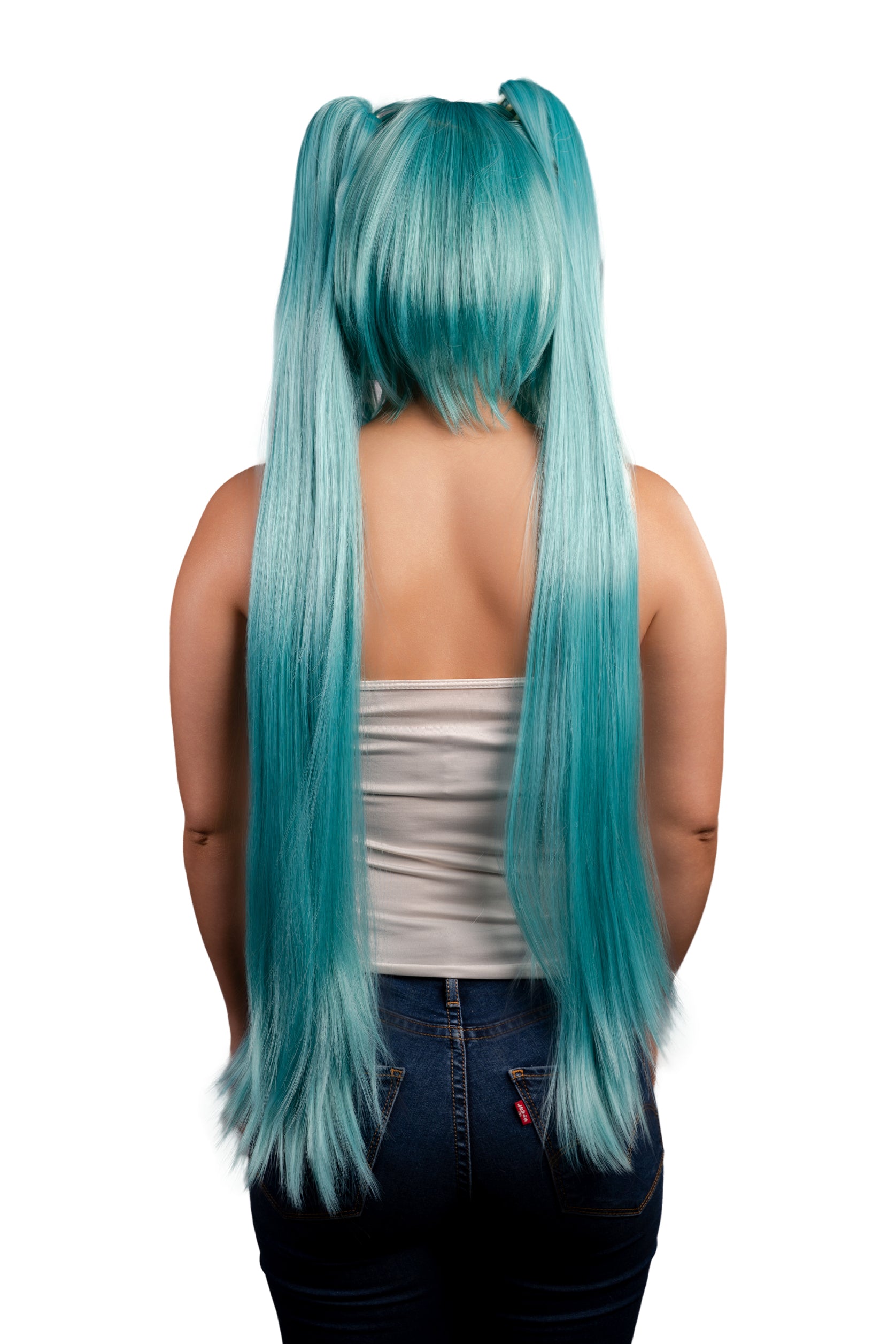 PELUCA SEMINATURAL ANIME HATSUNE MIKU CH-D18741